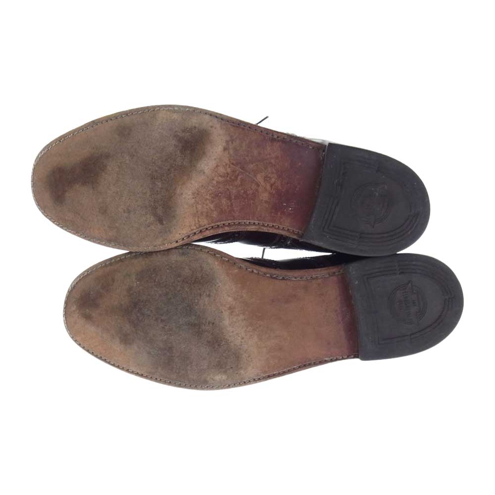 フローシャイムインペリアル ウイングチップ レザー シューズ ブラウン系 10E【中古】