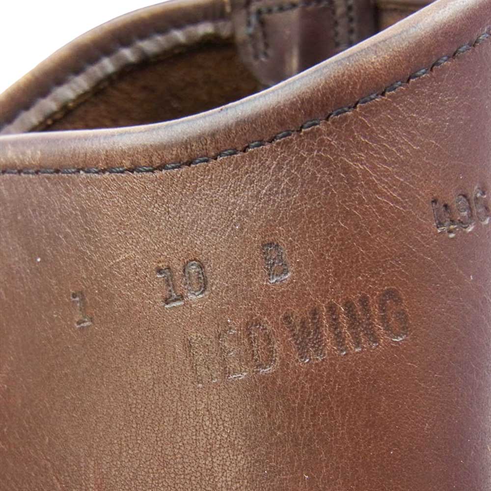 RED WING レッドウィング PT91 PT91 羽タグ スチールトゥ ペコス ブーツ ブラウン系 ブラック系 10【中古】