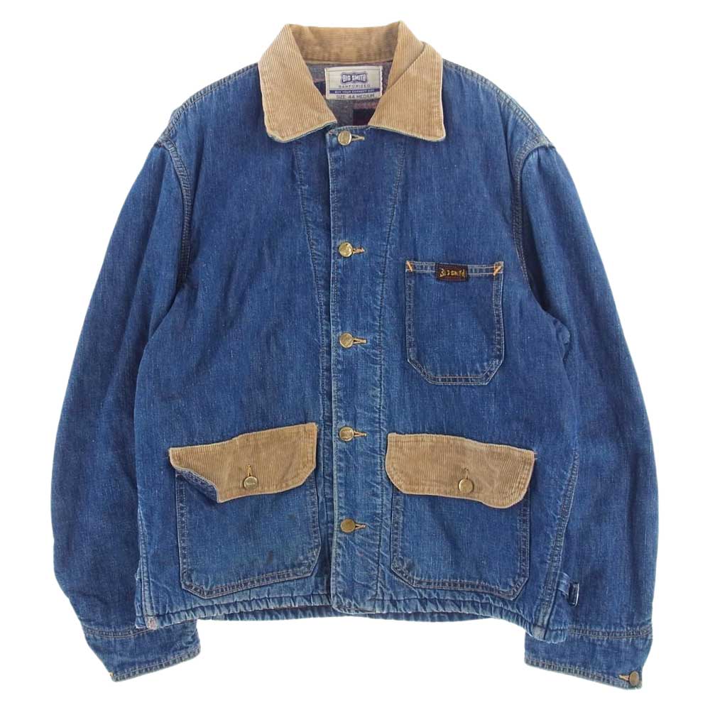 ビッグスミス デニムジャケット 50s ヴィンテージ ブランケット付き カバーオール ブルー系 M【中古】