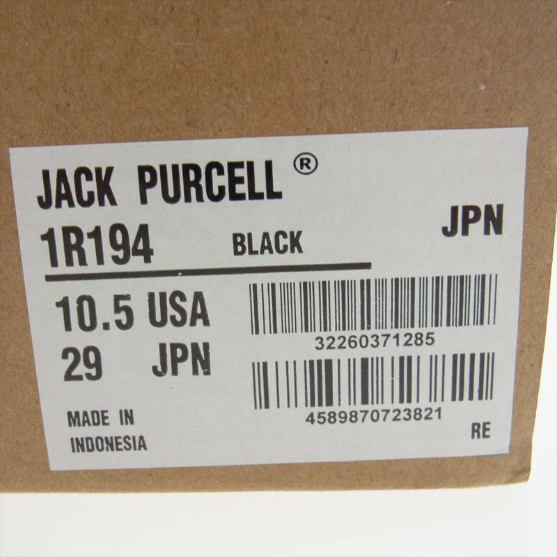 CONVERSE コンバース 1R194  JACK PURCELL ジャックパーセル スニーカー ブラック系 29cm【極上美品】【中古】