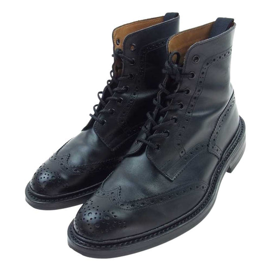 Tricker's トリッカーズ S63419 STOW DAINITE ストウ ダイナイトソール モールトン ブーツ ブラック系 9.5【中古】