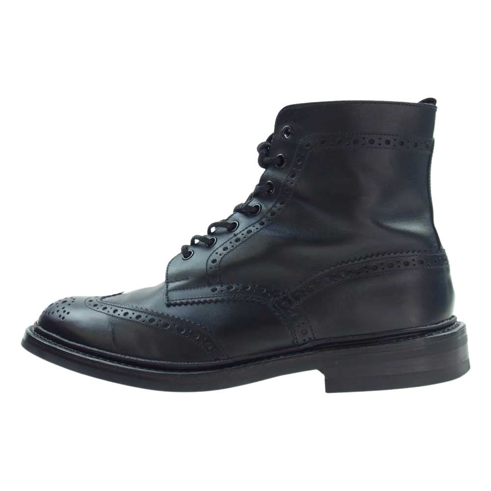 Tricker's トリッカーズ S63419 STOW DAINITE ストウ ダイナイトソール モールトン ブーツ ブラック系 9.5【中古】