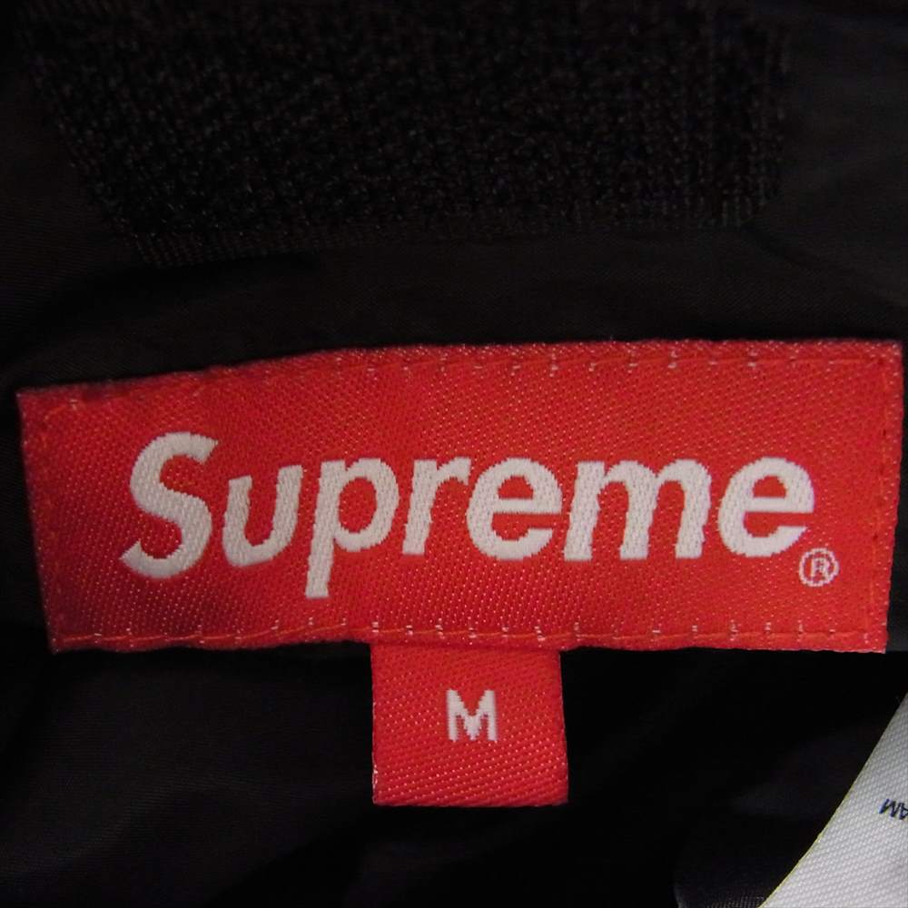 Supreme シュプリーム 22AW Flannel Reversible Puffer Jacket フランネル リバーシブル パファー ジャケット  ブラック系 グレー系 M【中古】