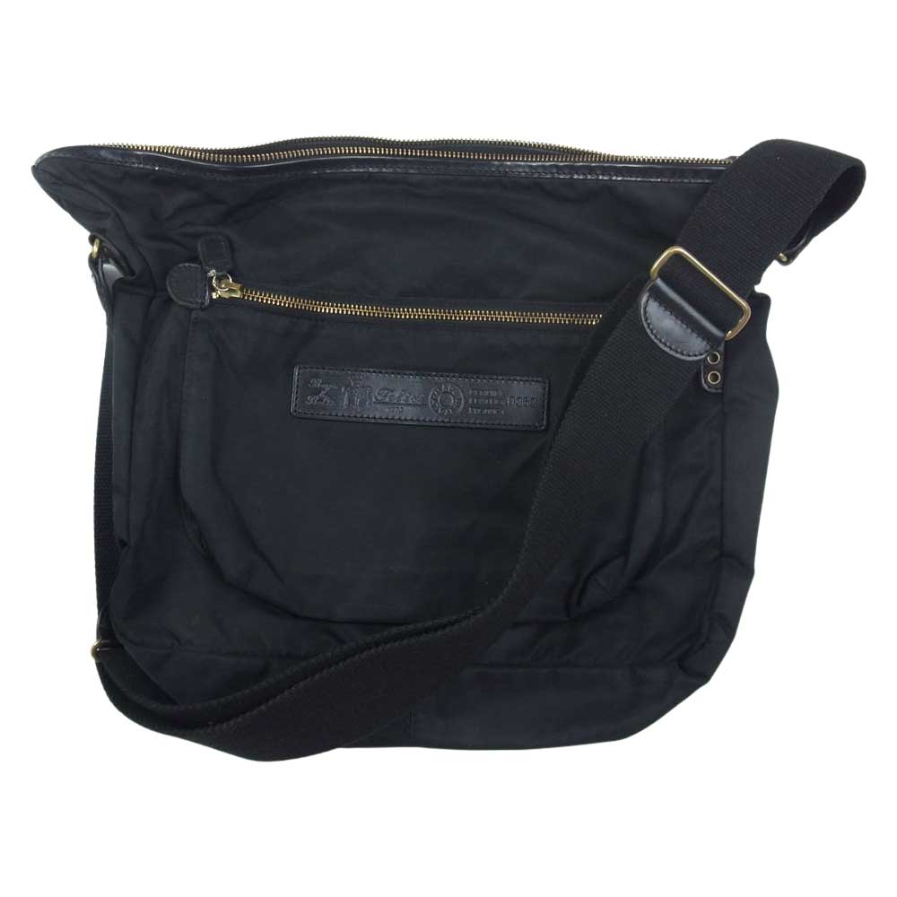 Felisi フェリージ 9362 リモンタナイロン バケッタレザー ショルダー バッグ ブラック系【中古】