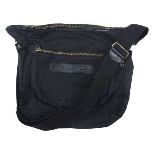 Felisi フェリージ 9362 リモンタナイロン バケッタレザー ショルダー バッグ ブラック系【中古】