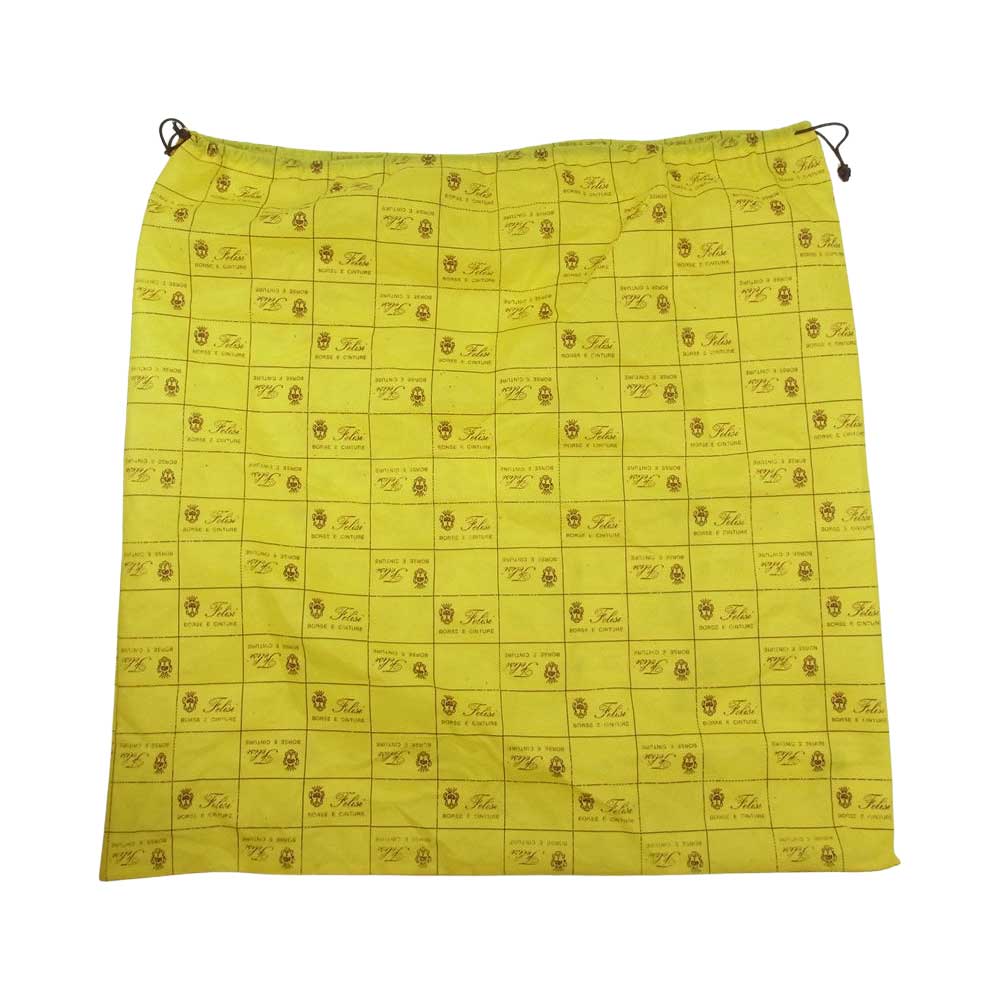 Felisi フェリージ 9362 リモンタナイロン バケッタレザー ショルダー バッグ ブラック系【中古】