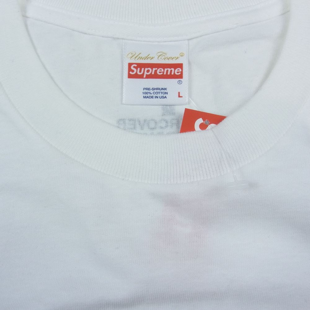 Supreme シュプリーム 18SS UNDERCOVER アンダーカバー Public Enemy Terrordome Tee パブリックエネミー Tシャツ ホワイト系 L【新古品】【未使用】【中古】