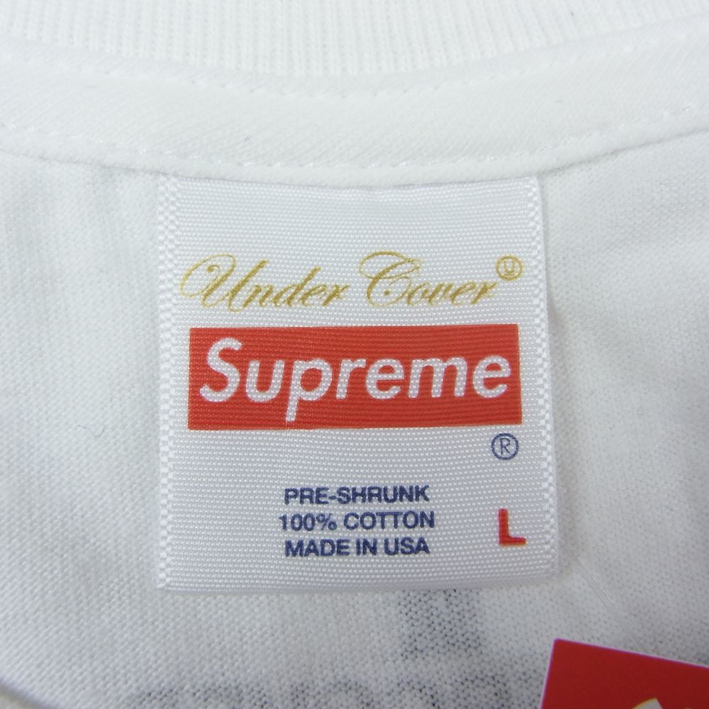 Supreme シュプリーム 18SS UNDERCOVER アンダーカバー Public Enemy Terrordome Tee パブリックエネミー Tシャツ ホワイト系 L【新古品】【未使用】【中古】