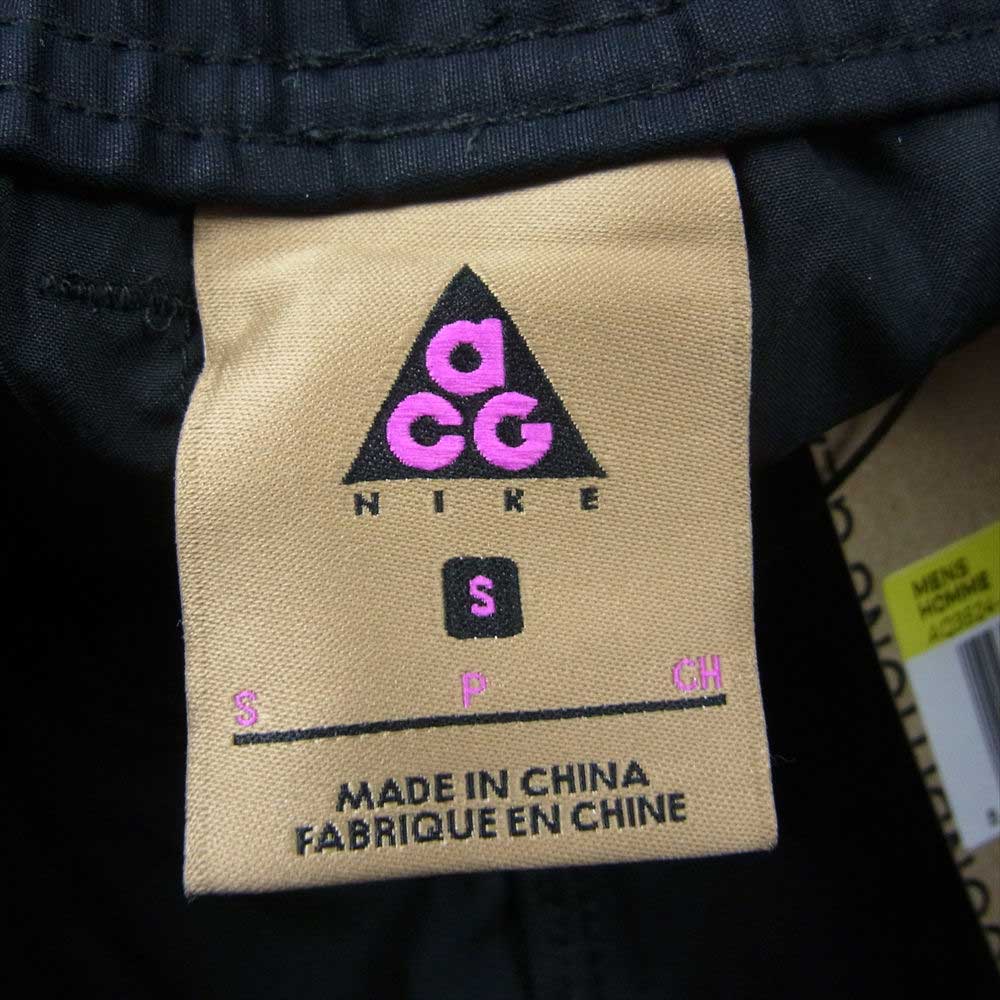 NIKE ナイキ ACG エージージー 18AW AQ3524-010 NRG CARGO PANT カーゴ パンツ  ブラック系 S【新古品】【未使用】【中古】