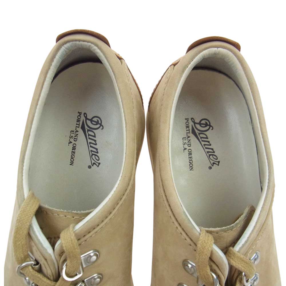 Danner ダナー D021017 HIKE LO ハイク レースアップ レザー スニーカー ベージュ系 26.5cm【中古】