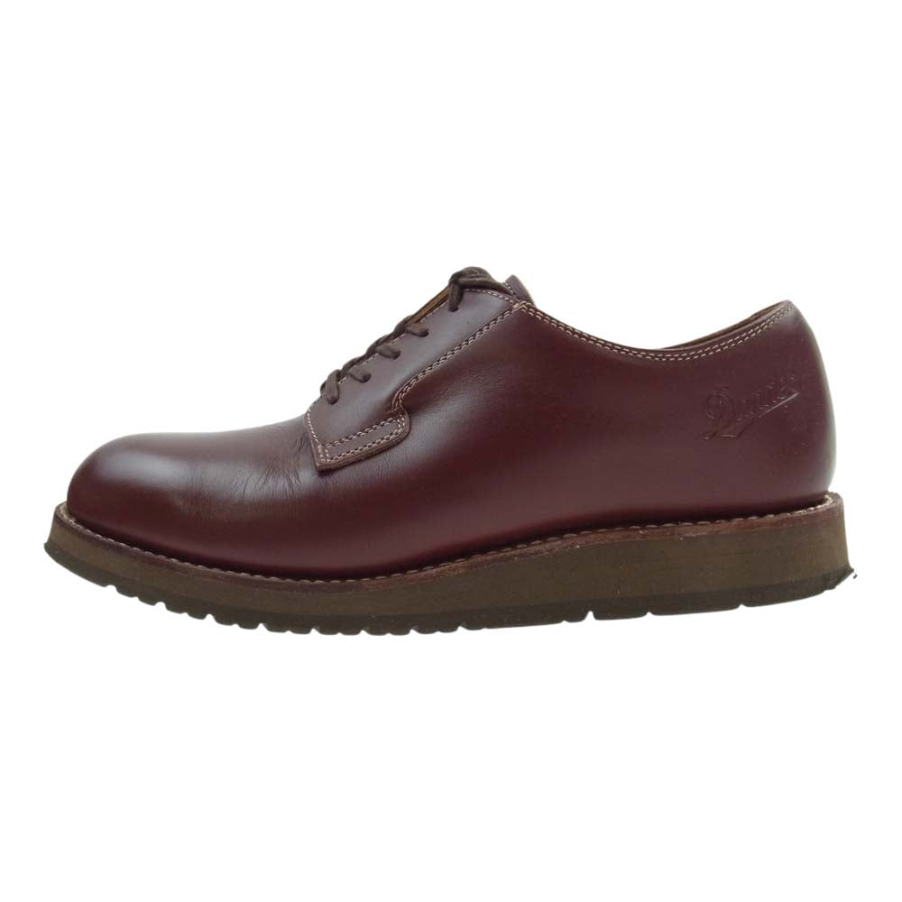 Danner ダナー D-4300 POSTMAN SHOES ポストマン シューズ プレーントゥ  エンジ系 8【中古】