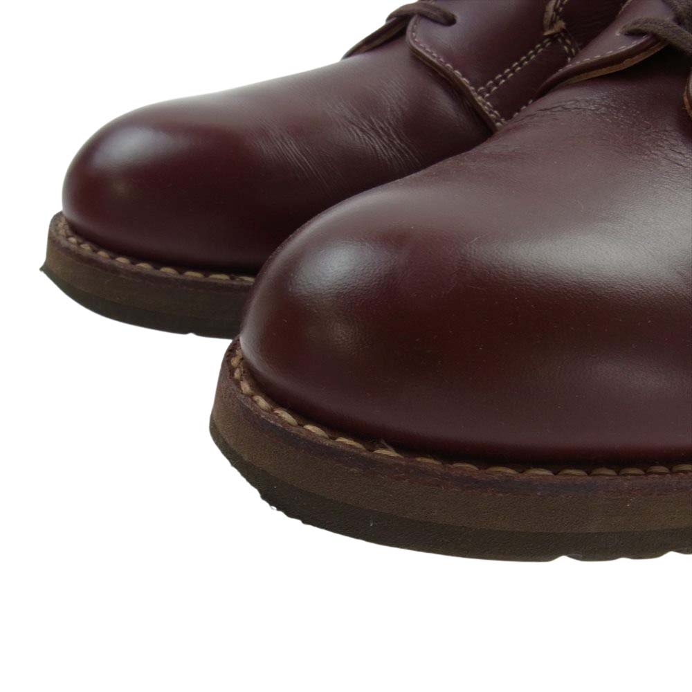 Danner ダナー D-4300 POSTMAN SHOES ポストマン シューズ プレーントゥ  エンジ系 8【中古】