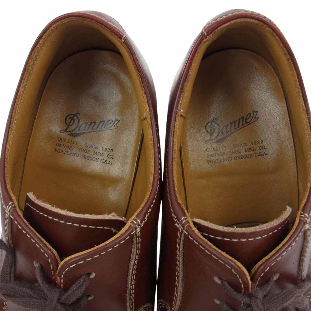 Danner ダナー D-4300 POSTMAN SHOES ポストマン シューズ プレーントゥ  エンジ系 8【中古】