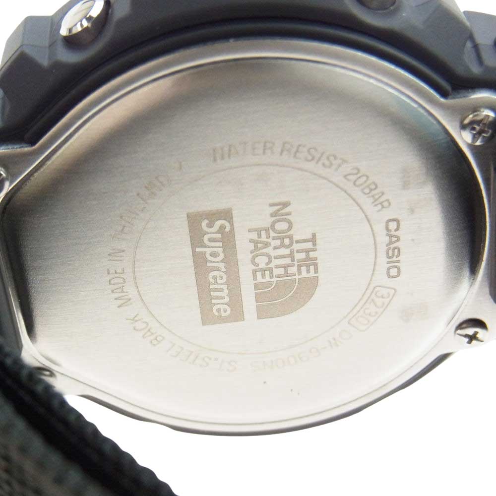 シュプリーム ×ノースフェイス THE NORTH FACE  22AW  G-SHOCK DW-6900NS トリプルネームGショックデジタル腕時計 メンズ