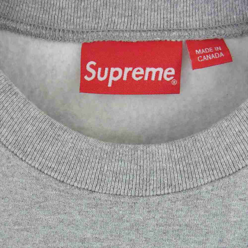 Supreme シュプリーム 22AW  Box Logo Crewneck ボックスロゴ スウェット トレーナー グレー系 L【新古品】【未使用】【中古】