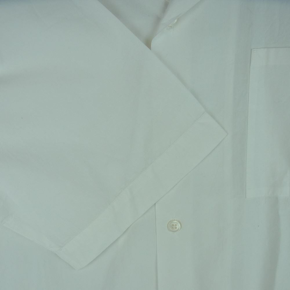 Danton ダントン SC DANTON POPLIN WD 半袖 シャツ コットン 日本製 ホワイト系 40【中古】