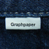 GRAPHPAPER グラフペーパー 22SS GU221-40028B Selvage Denim Two Tuck Tapered Pants デニム パンツ インディゴブルー系 1【中古】