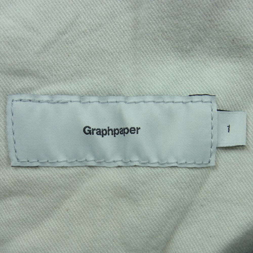 GRAPHPAPER グラフペーパー 22SS GU221-40028B Selvage Denim Two Tuck Tapered Pants デニム パンツ インディゴブルー系 1【中古】