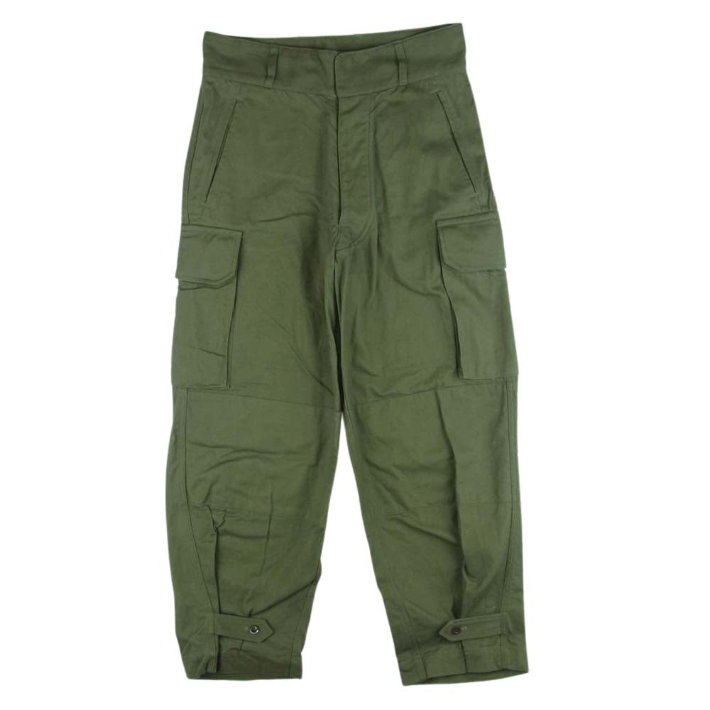 ブラームス 23SS bROOTS23S35 ROOTSTOCK Cotton Serge 47 Pants カーゴ パンツ 日本製 モスグリーン系 2【中古】