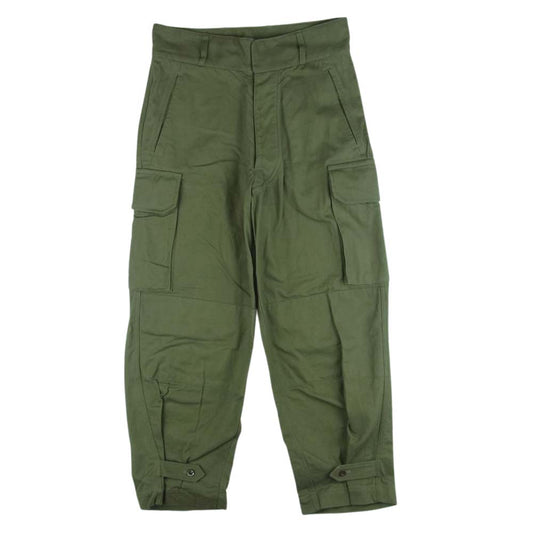 ブラームス 23SS bROOTS23S35 ROOTSTOCK Cotton Serge 47 Pants カーゴ パンツ 日本製 モスグリーン系 2【中古】