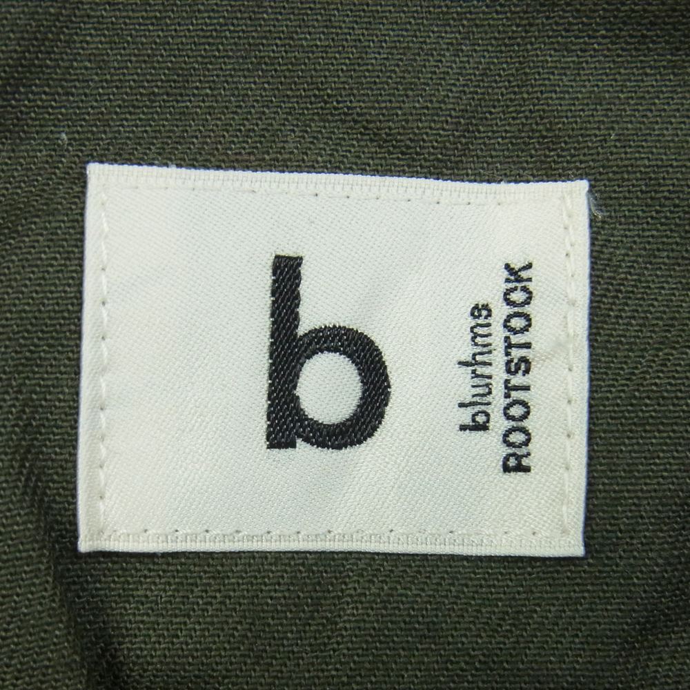 ブラームス 23SS bROOTS23S35 ROOTSTOCK Cotton Serge 47 Pants カーゴ パンツ 日本製 モスグリーン系 2【中古】