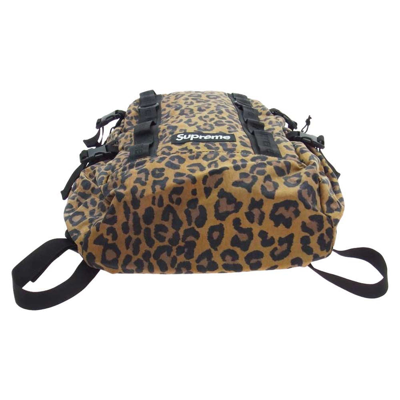 Supreme シュプリーム 20AW Leopard Backpack Bag レオパード バックパック ブラウン系【美品】【中古】