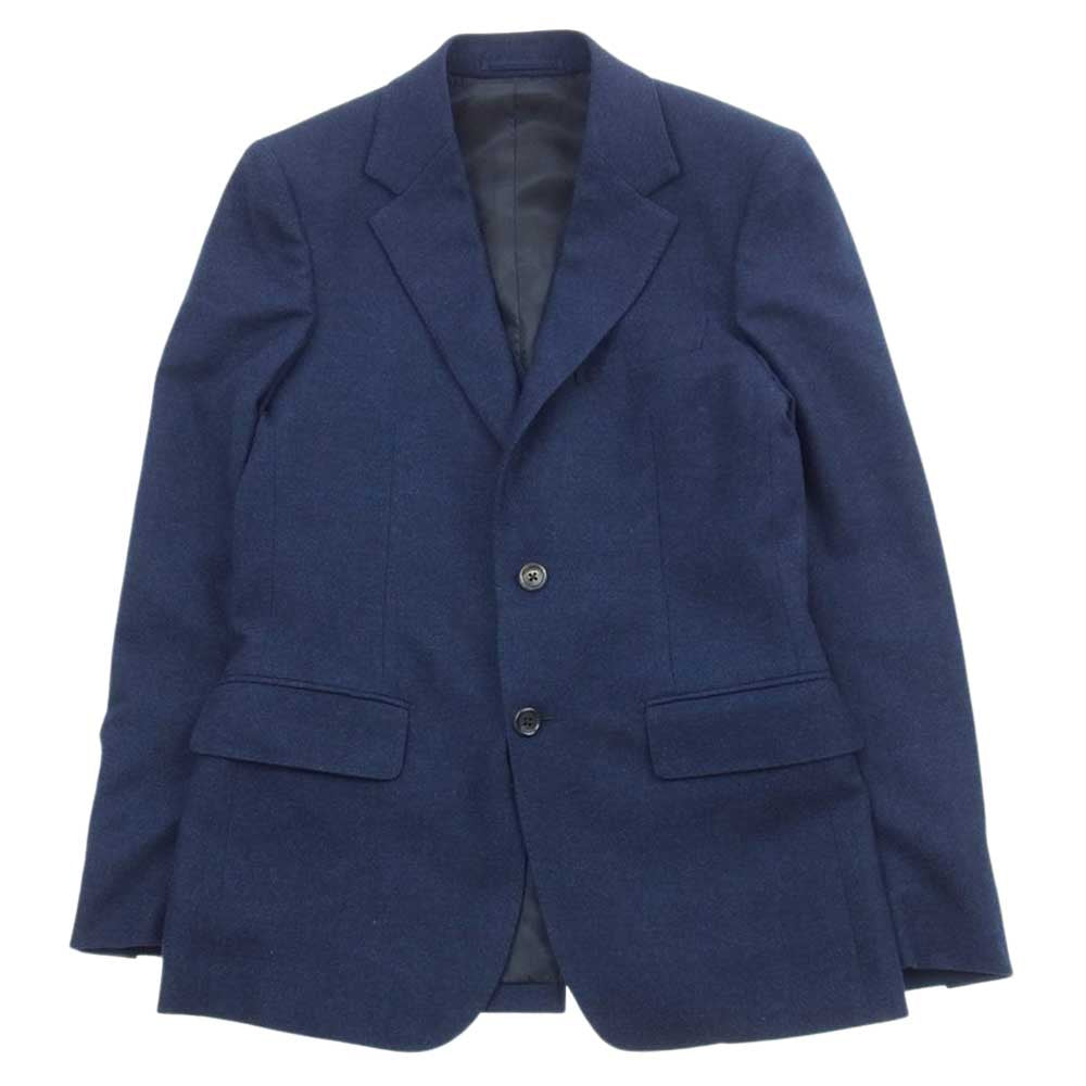 WACKO MARIA ワコマリア Ermeneglido Zegna エルメネジルドゼニア 2B 3ピース ウール セットアップ ネイビー系 M【美品】【中古】