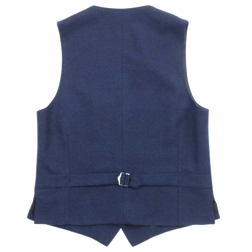 WACKO MARIA ワコマリア Ermeneglido Zegna エルメネジルドゼニア 2B 3ピース ウール セットアップ ネイビー系 M【美品】【中古】