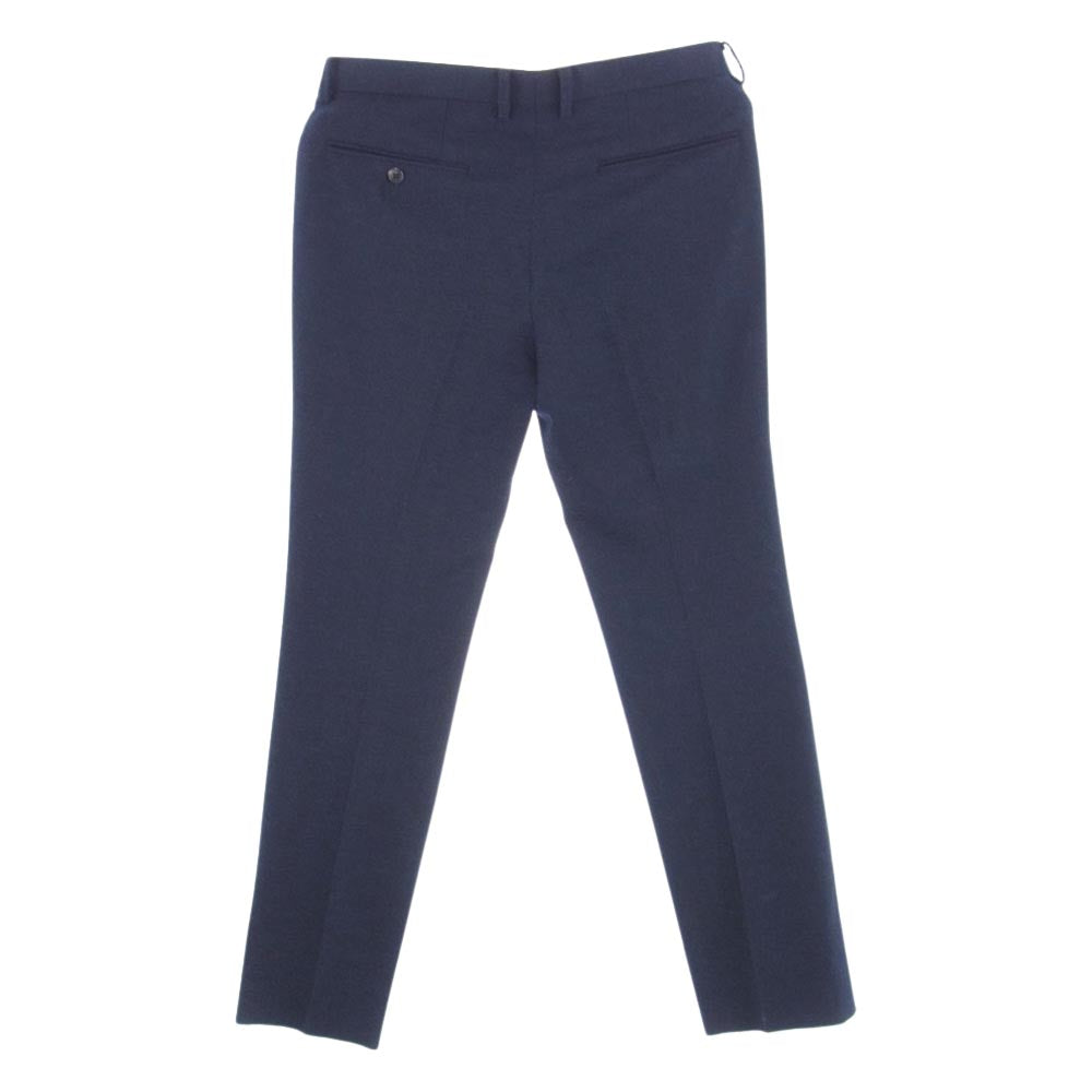 WACKO MARIA ワコマリア Ermeneglido Zegna エルメネジルドゼニア 2B 3ピース ウール セットアップ ネイビー系 M【美品】【中古】
