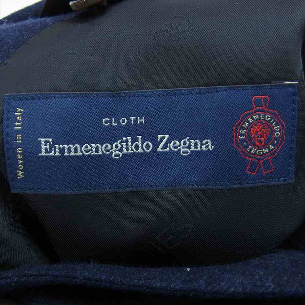 WACKO MARIA ワコマリア Ermeneglido Zegna エルメネジルドゼニア 2B 3ピース ウール セットアップ ネイビー系 M【美品】【中古】