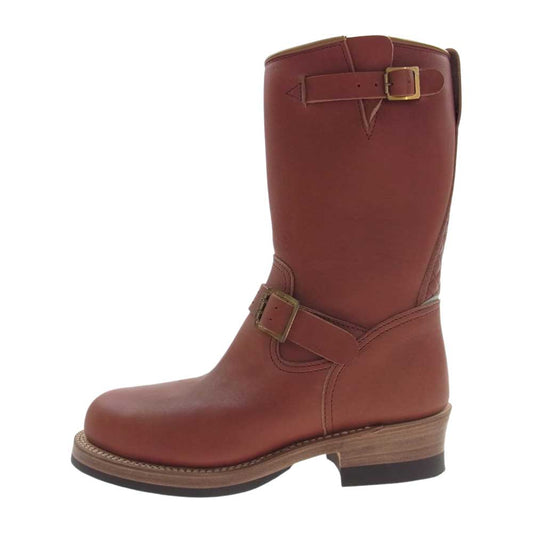 MADE IN GM JAPAN メイドインジーエムジャパン risingsun ENGINEER BOOTS ライジングサン エンジニア ブーツ ブラウン系 8.5【美品】【中古】