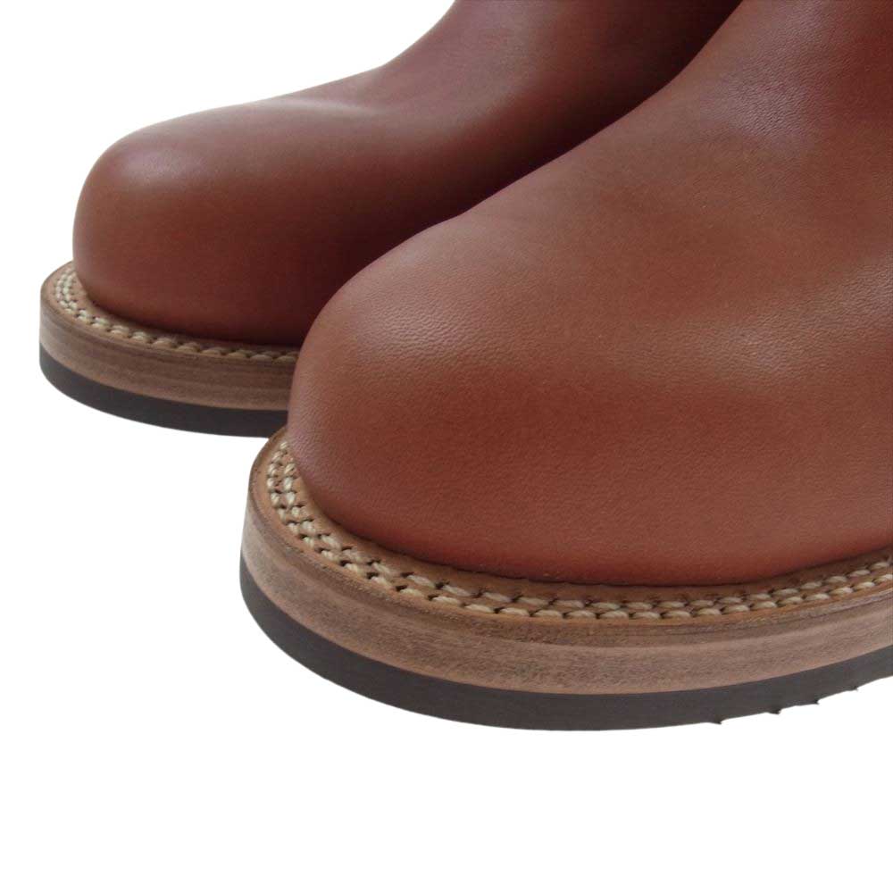 MADE IN GM JAPAN メイドインジーエムジャパン risingsun ENGINEER BOOTS ライジングサン エンジニア ブーツ ブラウン系 8.5【美品】【中古】