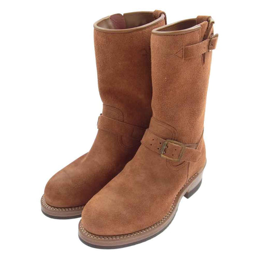 MADE IN GM JAPAN メイドインジーエムジャパン miracle ENGINEER BOOTS ミラクル スエード エンジニア ブーツ ブラウン系 8.5【極上美品】【中古】