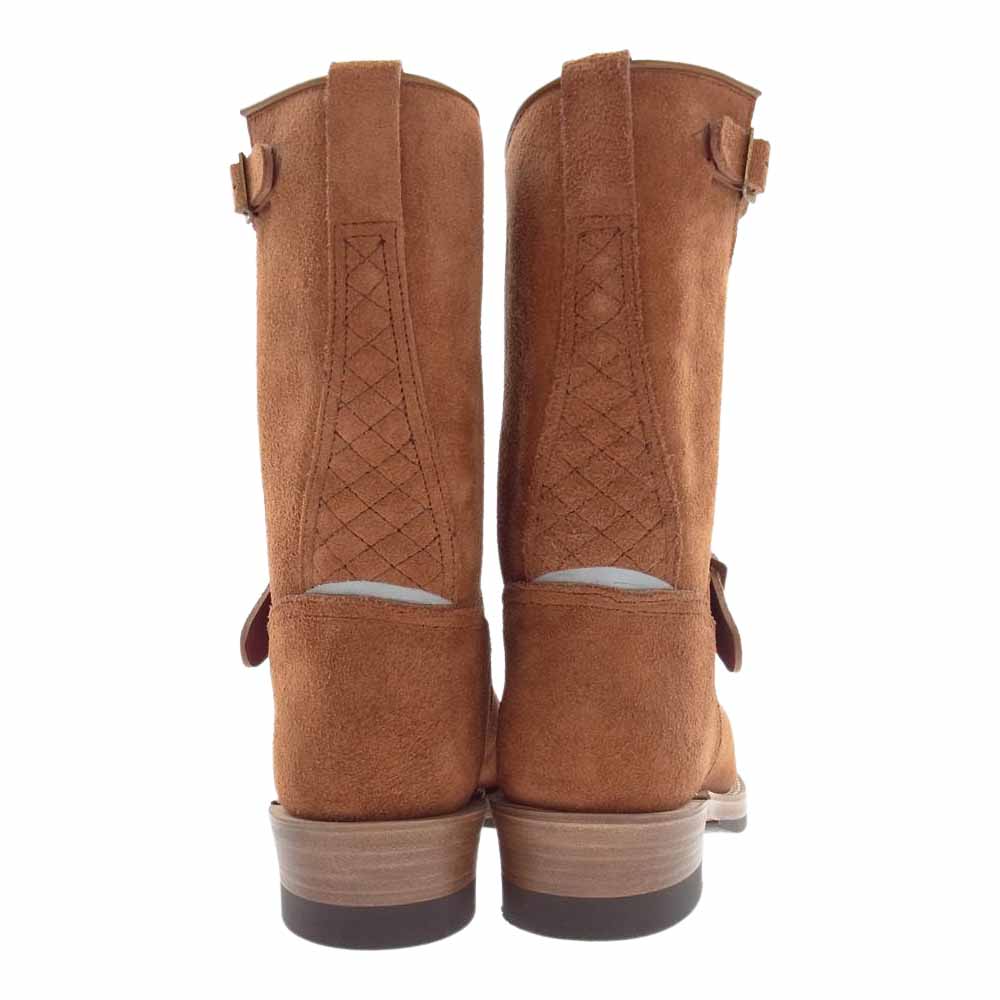 MADE IN GM JAPAN メイドインジーエムジャパン miracle ENGINEER BOOTS ミラクル スエード エンジニア ブーツ ブラウン系 8.5【極上美品】【中古】