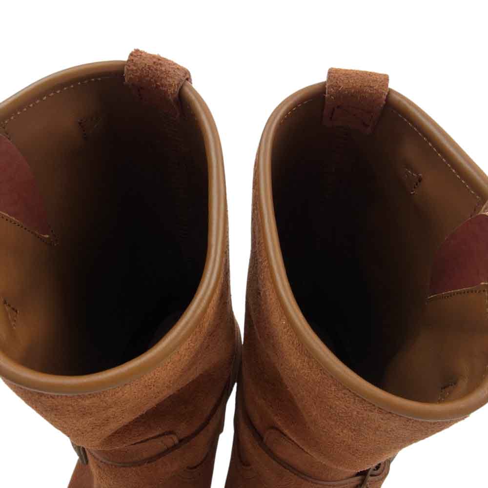 MADE IN GM JAPAN メイドインジーエムジャパン miracle ENGINEER BOOTS ミラクル スエード エンジニア ブーツ ブラウン系 8.5【極上美品】【中古】