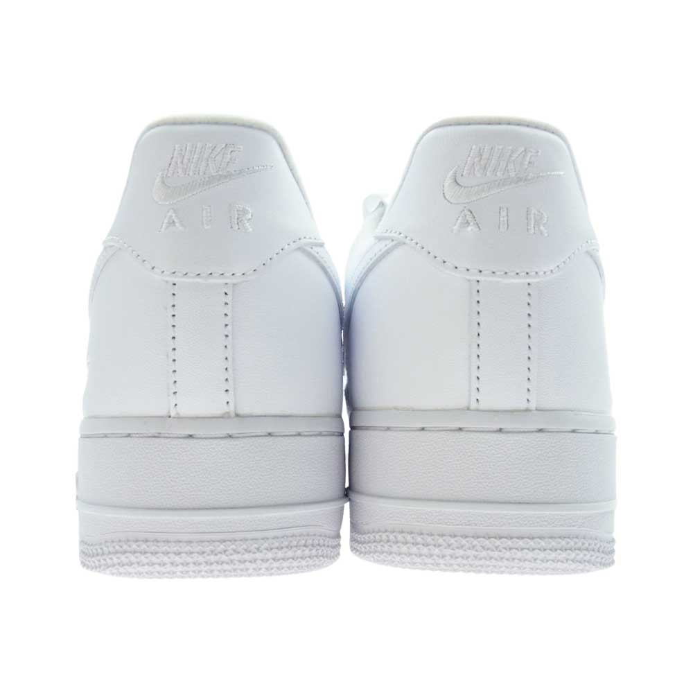 Supreme シュプリーム CU9225-100 × Nike AIR FORCE 1 LOW ナイキ エアフォース 1 ロー スニーカー ホワイト ホワイト系 27.5cm【新古品】【未使用】【中古】