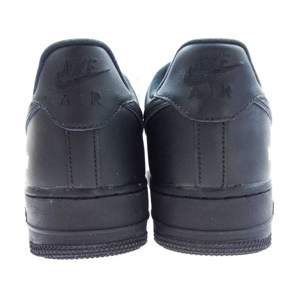 Supreme シュプリーム CU9225-001 × Nike AIR FORCE 1 LOW ナイキ エアフォース 1 ロー スニーカー ブラック ブラック系 27.5cm【美品】【中古】