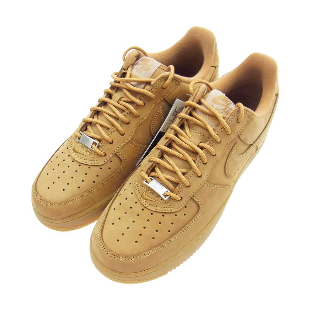 Supreme シュプリーム DN1555-200 × Nike Air Force 1 Low Wheat ナイキ エアフォース 1 ロー スニーカー ウィート ブラウン系 27.5cm【新古品】【未使用】【中古】