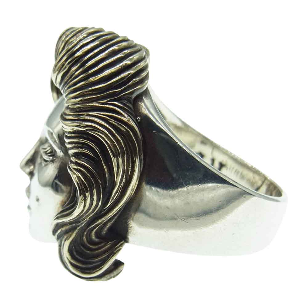 グッドバイブレーションズ マリリンモンロー オマージュ モチーフ リング シルバー系 21【中古】