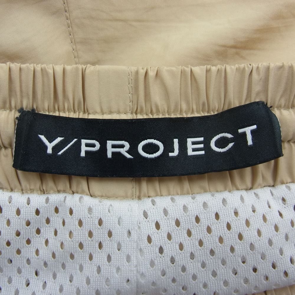 ワイプロジェクト 20SS  ナイロン トラック ライン パンツ ベージュ系 XS【美品】【中古】