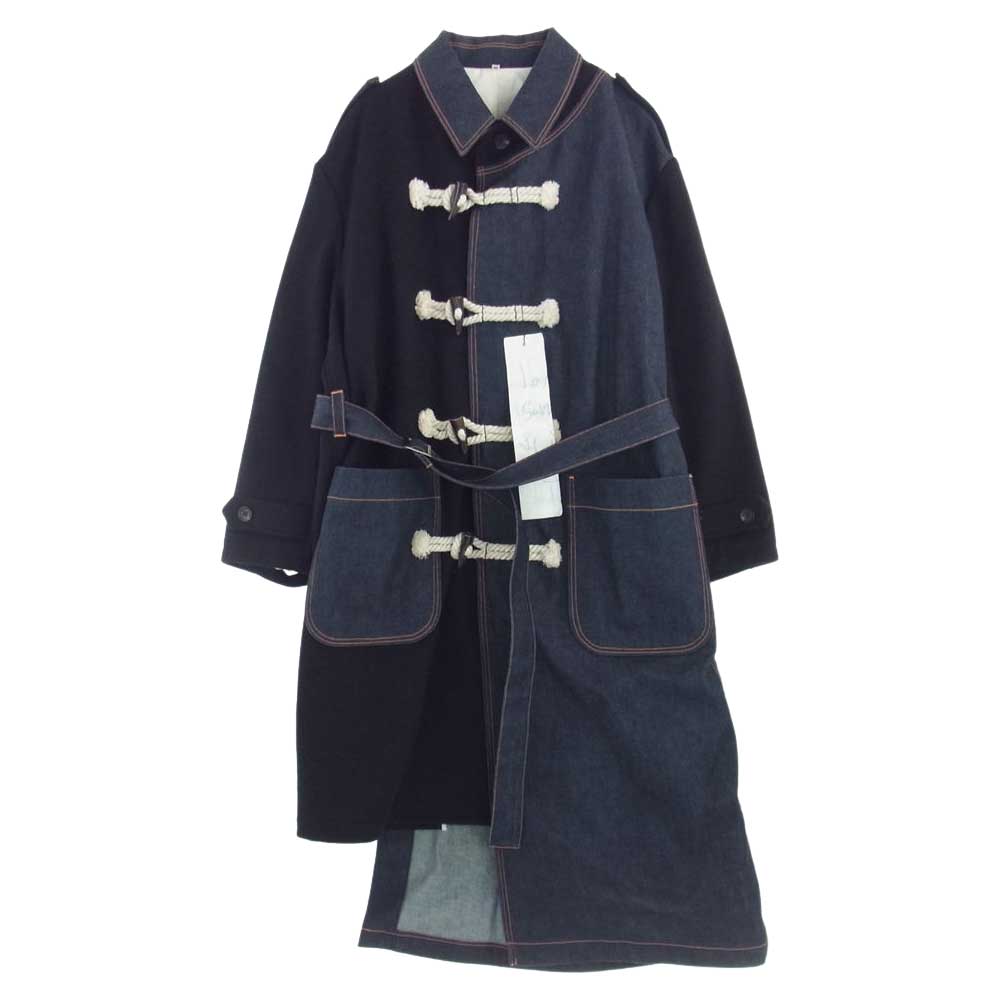 コッキ 20AW 20aw-co-02 FALL COAT フォール デニム コート ブラック系【極上美品】【中古】