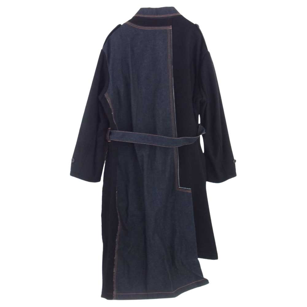 コッキ 20AW 20aw-co-02 FALL COAT フォール デニム コート ブラック系【極上美品】【中古】