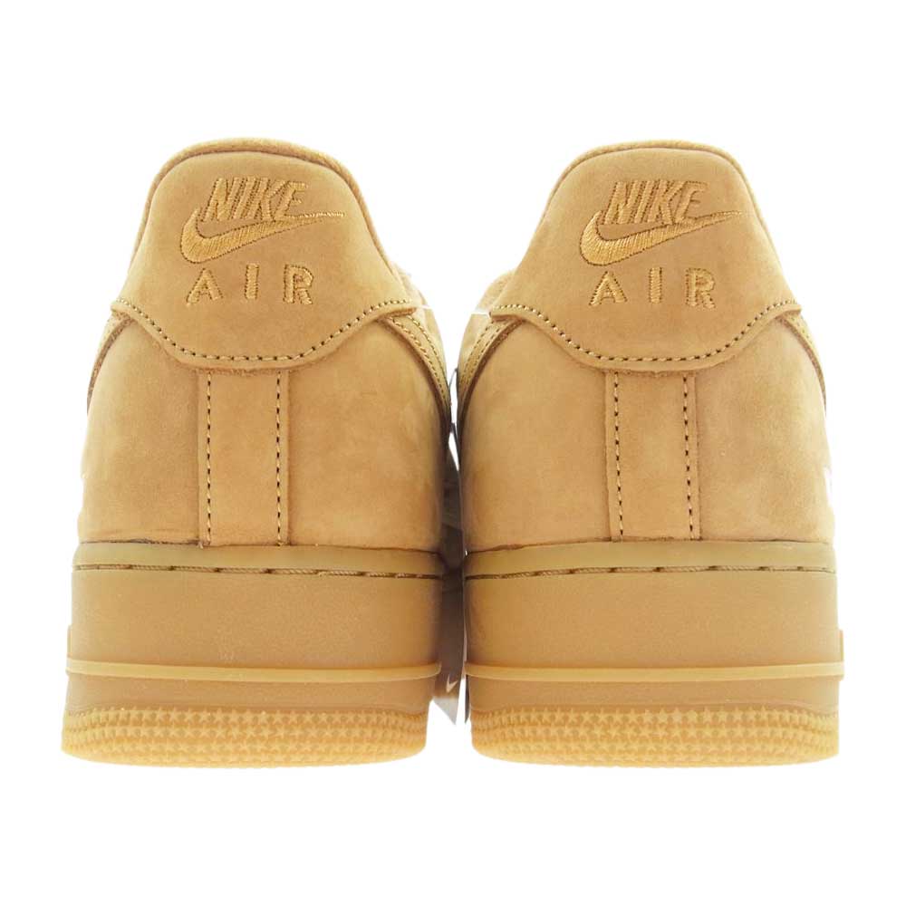 Supreme シュプリーム DN1555-200 Nike Air Force 1 Low Flax Wheat ナイキ エアフォース 1 ロー フラックス ウィート ライトブラウン系 27.5cm【極上美品】【中古】