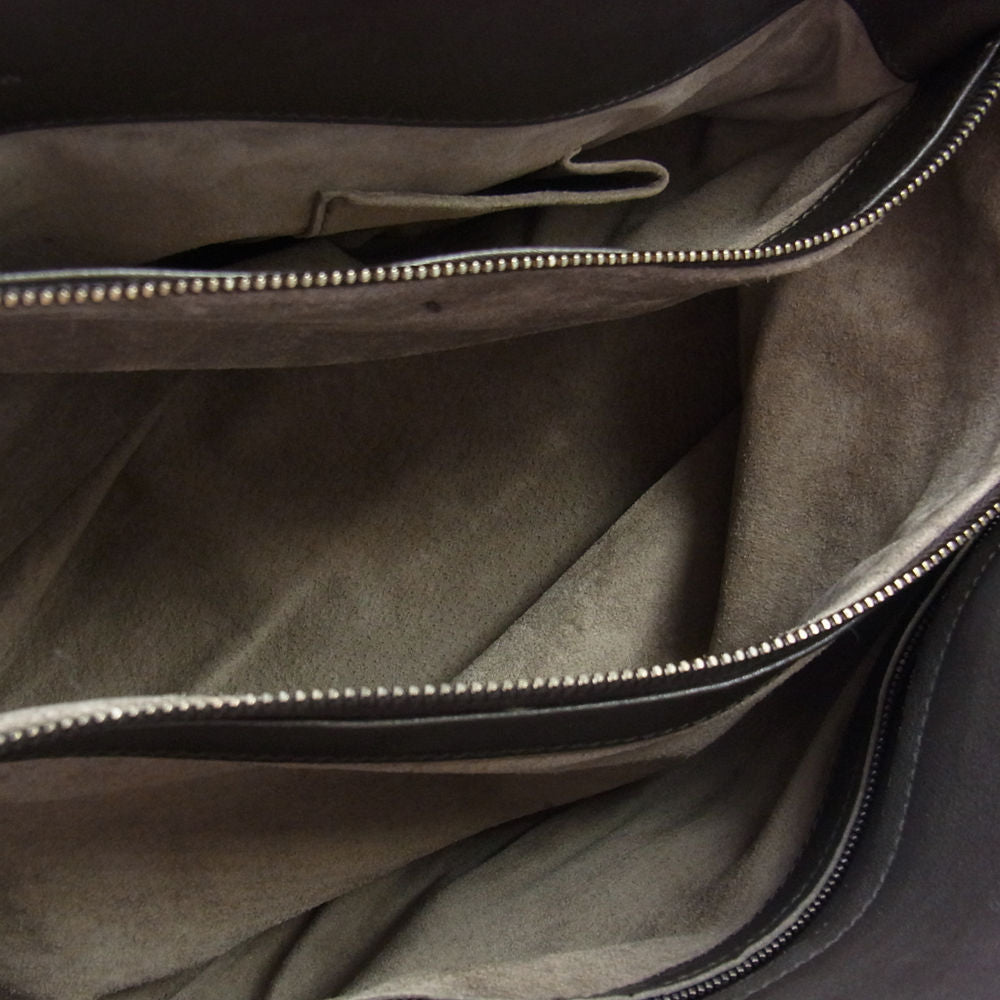 BOTTEGAVENETA ボッテガヴェネタ 200479 イントレチャート スエード レザー トートバッグ ブラウン系 ブラック系【中古】