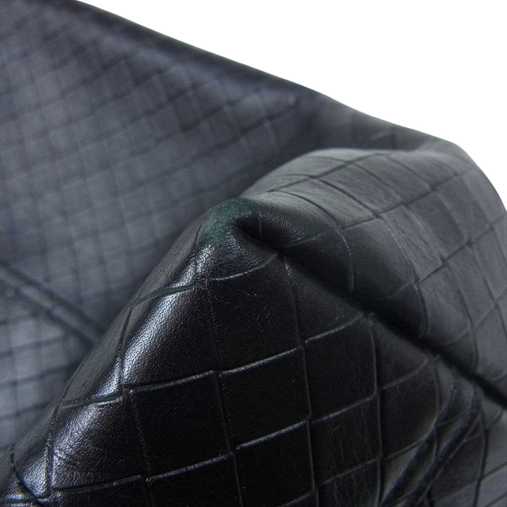 BOTTEGAVENETA ボッテガヴェネタ 298780 イントレッチオミラージュ トートバッグ ブラック系【中古】