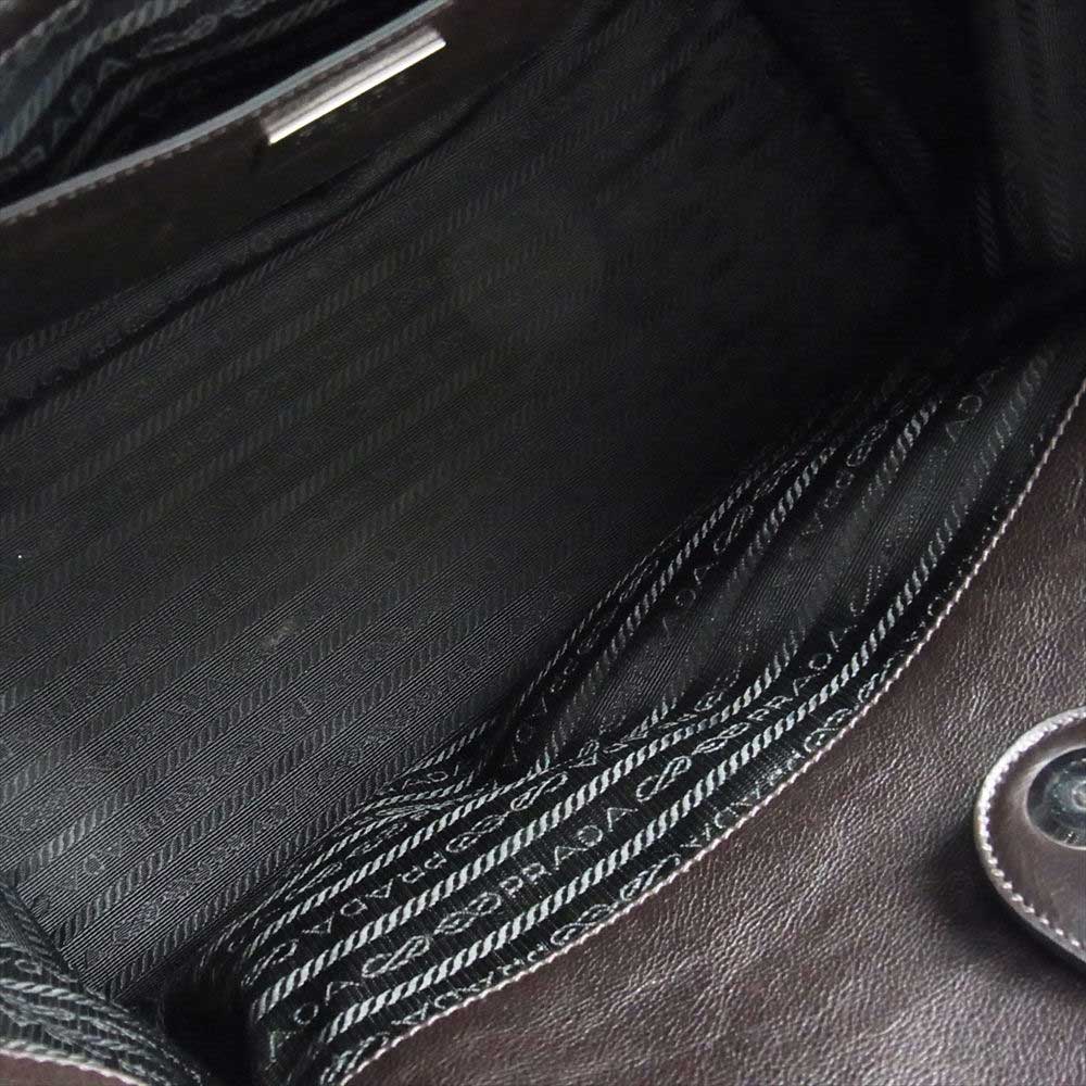 プラダBN2619グレースカーフ牛皮革レザーショッパートートハンドバッグ鞄