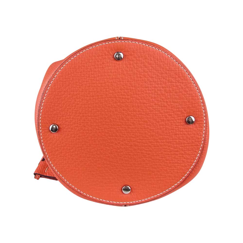 TOD’S トッズ レザー バケット 巾着 2WAY ハンド ショルダーバッグ レッド系【美品】【中古】
