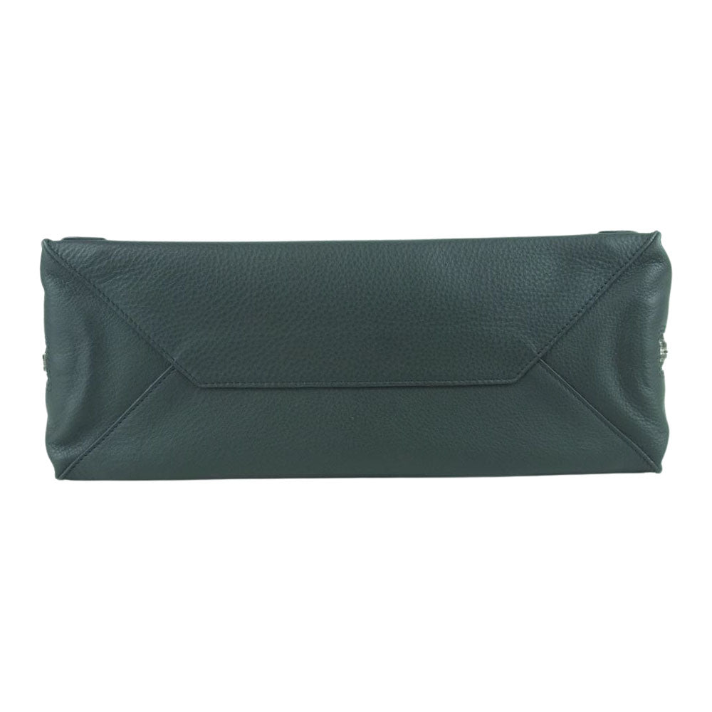 BALENCIAGA バレンシアガ 432596 PAPER 2WAY ペーパー B4 レザー トート ショルダー バッグ グレー系【美品】【中古】