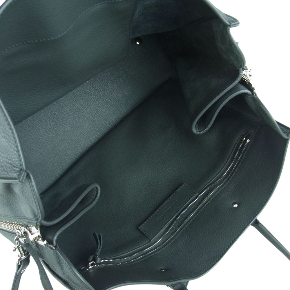 BALENCIAGA バレンシアガ 432596 PAPER 2WAY ペーパー B4 レザー トート ショルダー バッグ グレー系【美品】【中古】