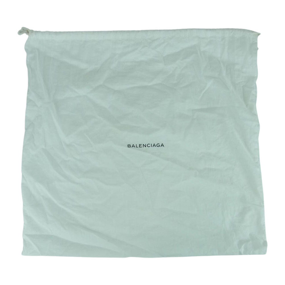 BALENCIAGA バレンシアガ 432596 PAPER 2WAY ペーパー B4 レザー トート ショルダー バッグ グレー系【美品】【中古】